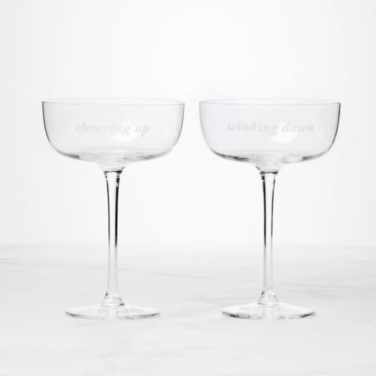 Picture of New Pair of Coupe Champagne Glasses