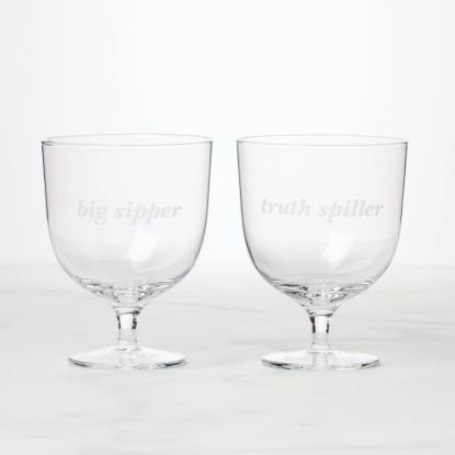 Picture of New Pair of Short Wine Glasses