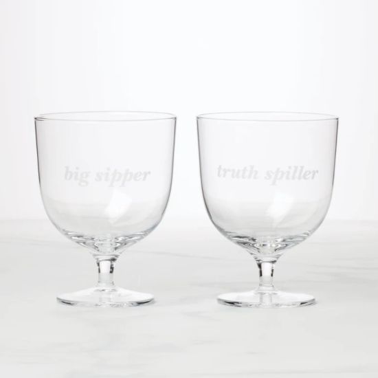 Picture of New Pair of Short Wine Glasses