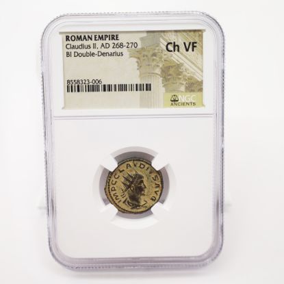 Picture of Claudius II, AD 268-270 BI Double-Denarius CH VF