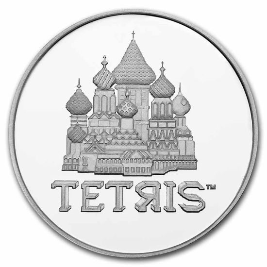 Picture of 2021 Niue: 'Tetris' St. Basil's Cathedral 1 Oz. Silver Coin