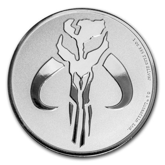Picture of 2020 Niue: Mandalorian Mythosaur Skull 1 Oz. Silver Coin