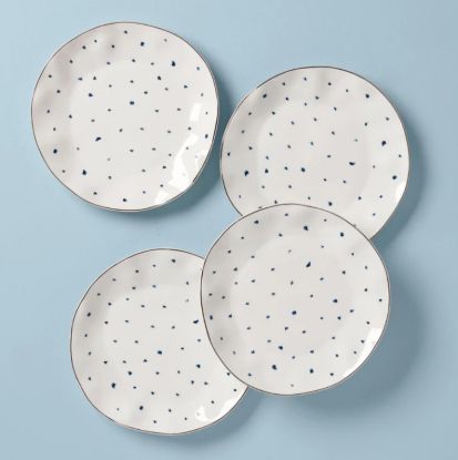 Picture of New Set of 4 Dinner Plates, Dots