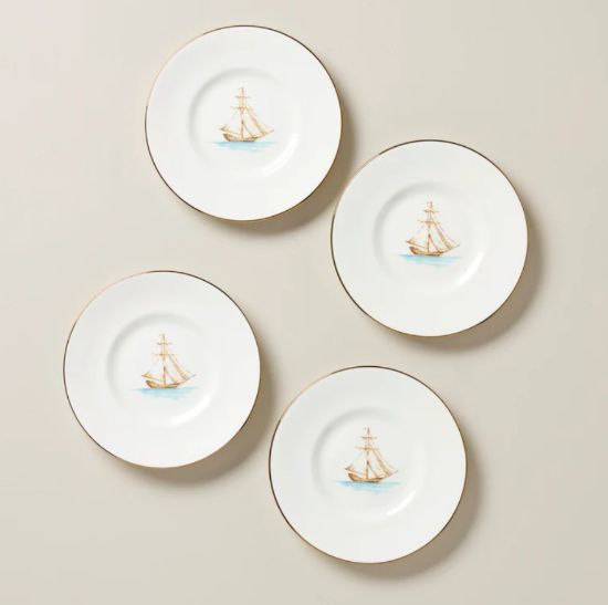 Picture of New Set of 4 Party Plates, Tradewind