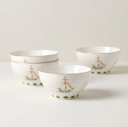 Picture of New Set of 4 Rice Bowls, Tradewind