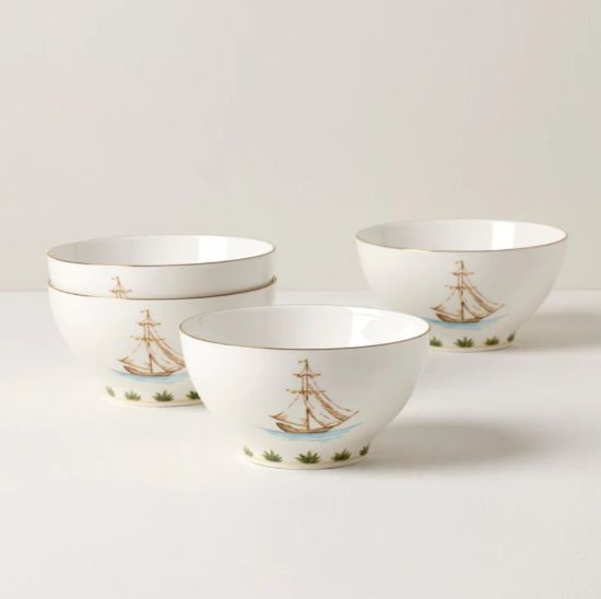 Picture of New Set of 4 Rice Bowls, Tradewind