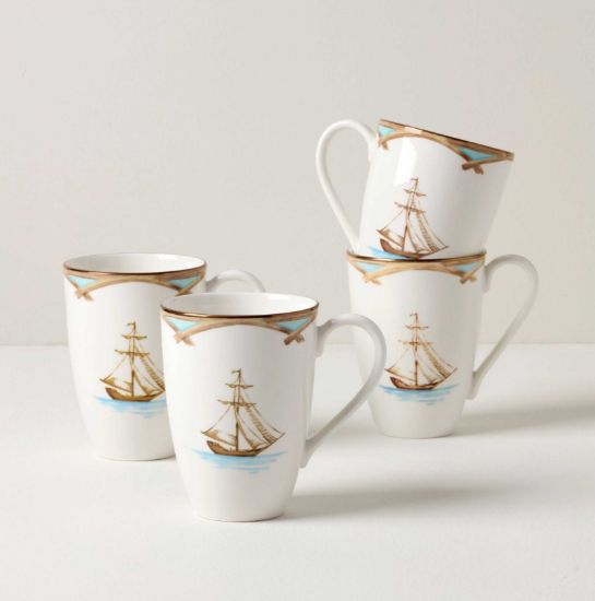 Picture of New Set of 4 Mugs, Tradewind