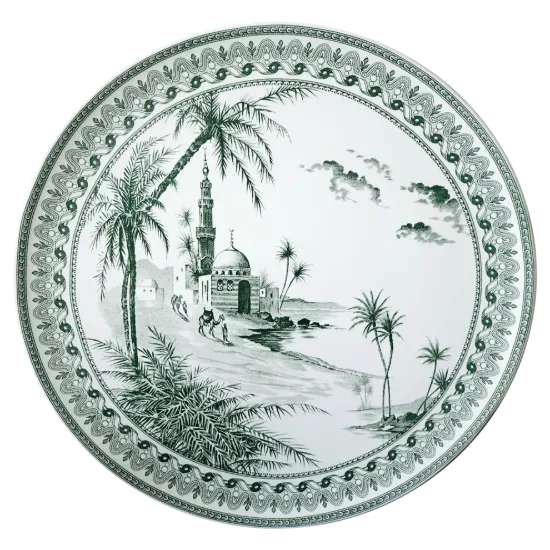 Picture of Large Wall Platter 'Vues d'Orient'