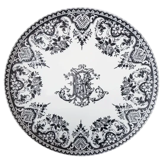 Picture of Large Wall Platter 'Monogrammes'