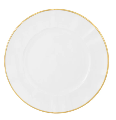 Picture of New Buffet Plate (White & Gold)