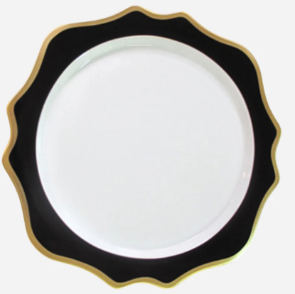 Picture of New Antique Buffet Plate (Black)