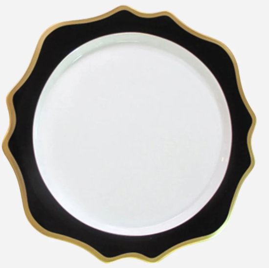 Picture of New Antique Buffet Plate (Black)