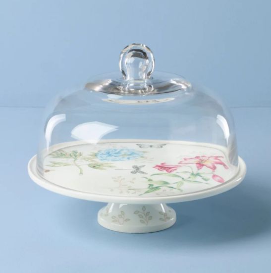 Picture of New 25th Anniversary Cake Stand with Dome