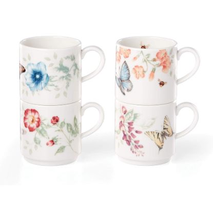 Picture of Set of 4 Stackable Mugs, Assorted