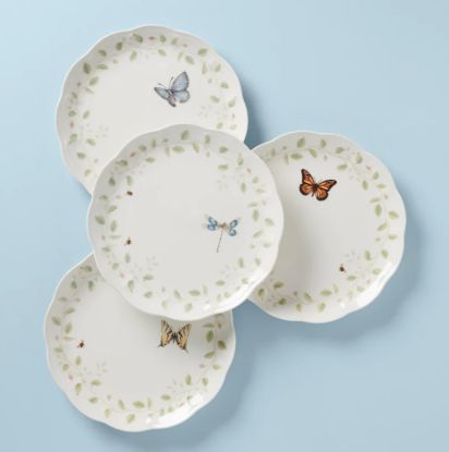 Picture of New Set of 4 Dinner Plates, Vines