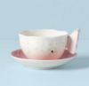 Picture of New Pink Figural Teacup & Saucer