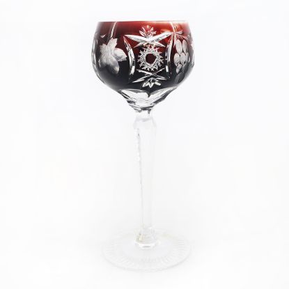Picture of Ruby Red Hock Wine Glass