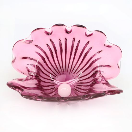 Picture of Raspberry Clam Shell Vase/Bowl