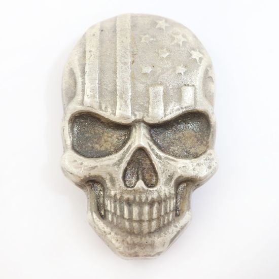 Picture of American Flag Skull (2ozt)
