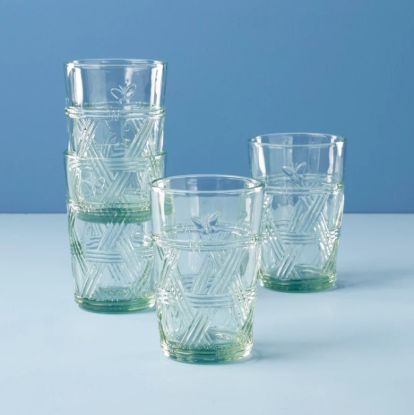 Picture of New Green Tall Glasses, Set of 4