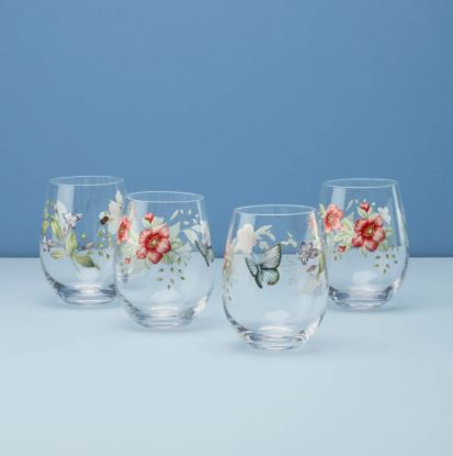 Picture of New Stemless Wine Glasses, Set of 4