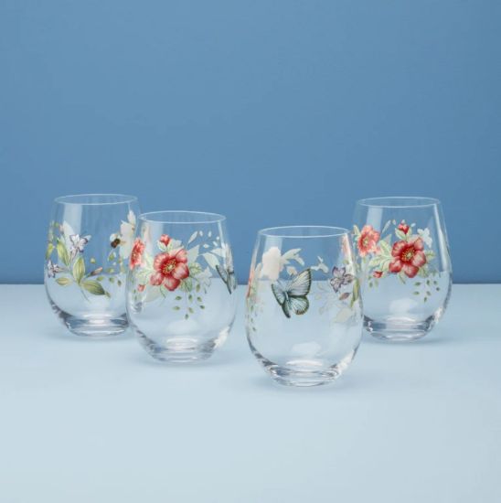 Picture of New Stemless Wine Glasses, Set of 4