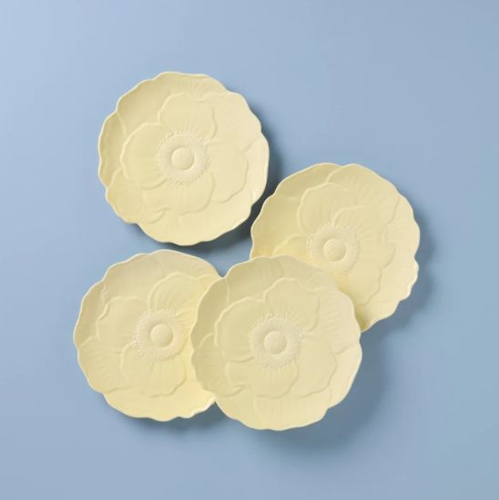 Picture of New Yellow Accent Plates, Set of 4