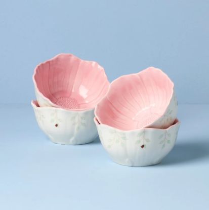 Picture of New Pink Dessert Bowls, Set of 4