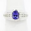 Picture of 18k White Gold Tanzanite & Diamond Ring