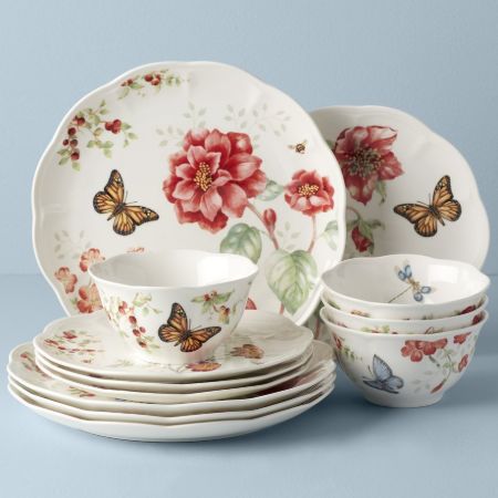 Picture for pattern Butterfly Meadow, Red