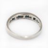 Picture of 14k White Gold Blue & White Diamond Band
