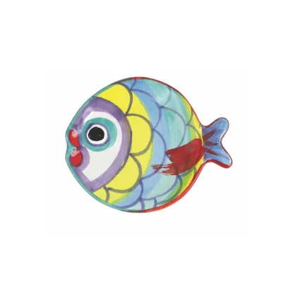 Picture of Figural Fish Canape Plate