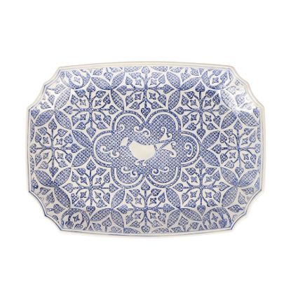 Picture of 'Uccello Blu' Rectangular Platter