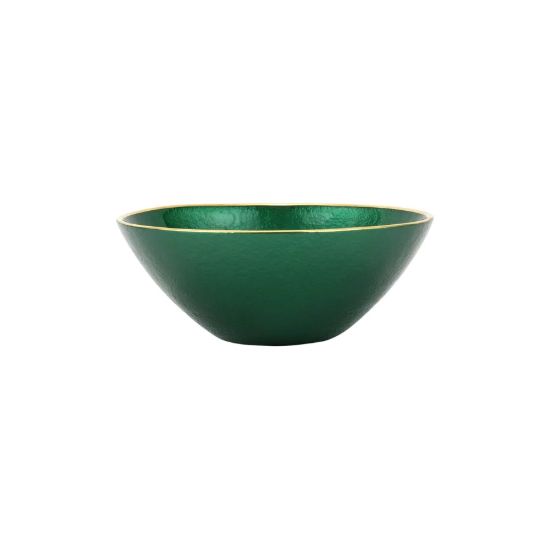 Picture of Metallic Glass Emerald Small Bowl
