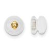 Picture of 14k Yellow Gold Silicone Sliders Mushroom Pair