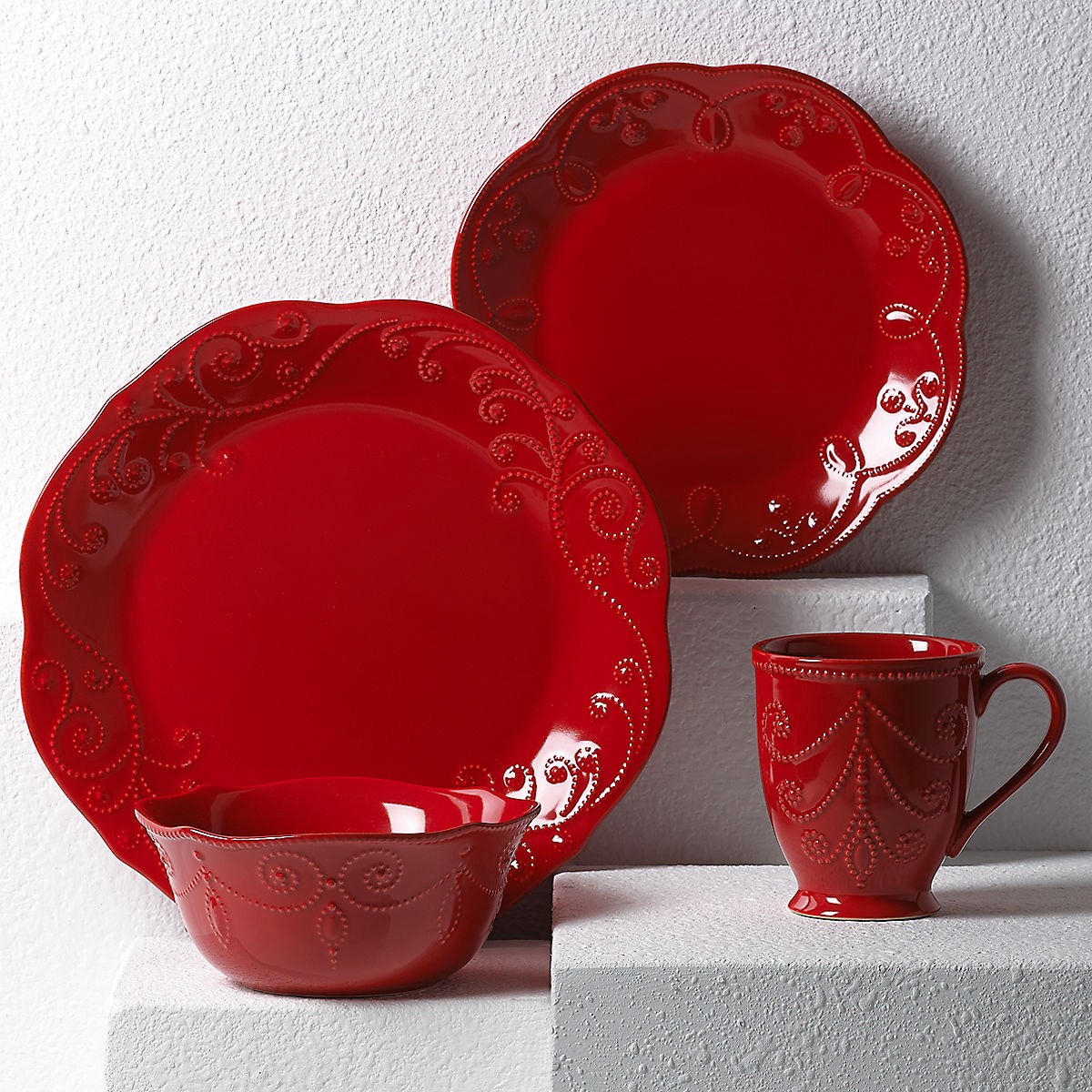 Show products in the French Perle, Cherry pattern