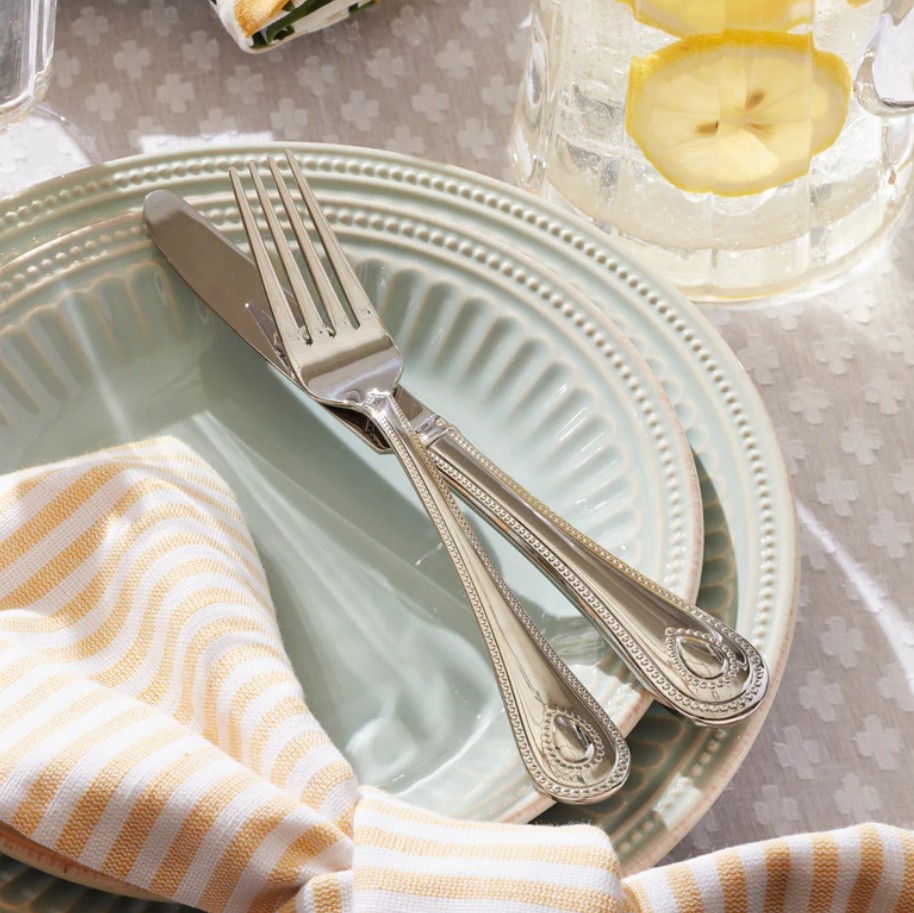 Show products in the French Perle, Groove, Ice Blue pattern