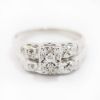 Picture of Vintage 14k White Gold Diamond Bridal Set