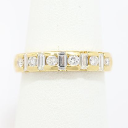 Picture of 14k Yellow Gold Diamond Band