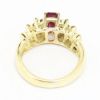 Picture of 18k Yellow Gold Ruby & Diamond Ring