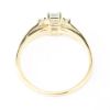 Picture of 14k Yellow Gold Aquamarine & Diamond Ring