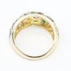 Picture of 14k Yellow Gold Multi Sapphire & Diamond Starfish Ring
