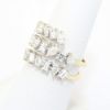 Picture of 18k Two Tone Gold Diamond Wrap Ring
