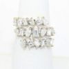 Picture of 18k Two Tone Gold Diamond Wrap Ring