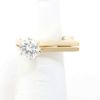 Picture of 14k Yellow Gold Diamond Square Ring