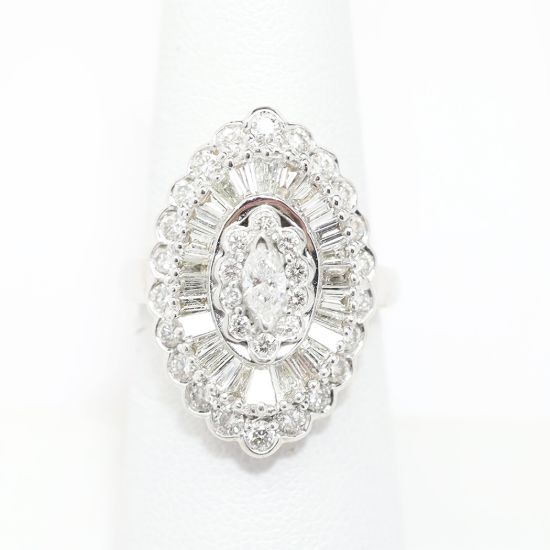 Picture of 14k White Gold Diamond Ring