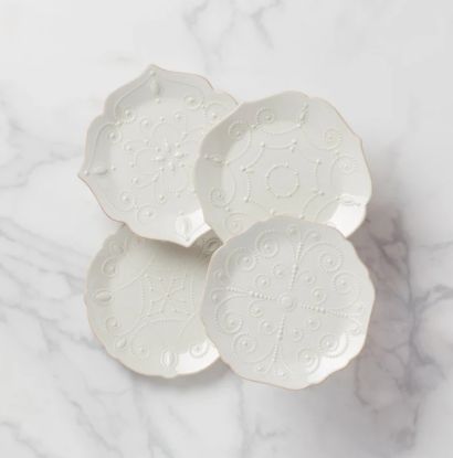 Picture of New Set of 4 Dessert Plates, Assorted