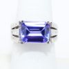 Picture of 18k White Gold Tanzanite & Diamond Ring
