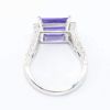 Picture of 18k White Gold Tanzanite & Diamond Ring