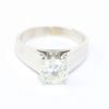 Picture of 14k White Gold Solitaire Diamond Ring